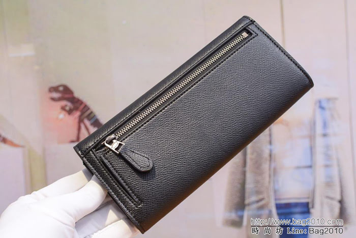 COACH蔻馳 原單內碼頭層牛皮 57715 新款 信封女士錢包  Chz1201